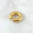 Piercing Earcuff Liso 1.65gr / 2.2cm / 5.6mm Oro Amarillo +4 18K (Joya)