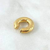 Piercing Earcuff Liso 1.65gr / 2.2cm / 5.6mm Oro Amarillo +4 18K (Joya)