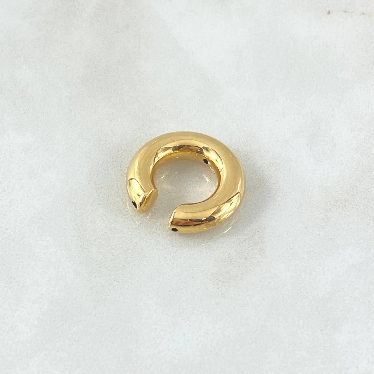 Smooth Earcuff Piercing 1.2gr / 0.8in / 5mm 18K Gold +4$ (Jewel) *