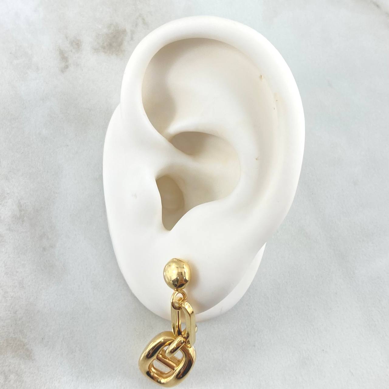 Topos Cajon GC 5.55gr / 3.5cm / Oro Amarillo +4 18K