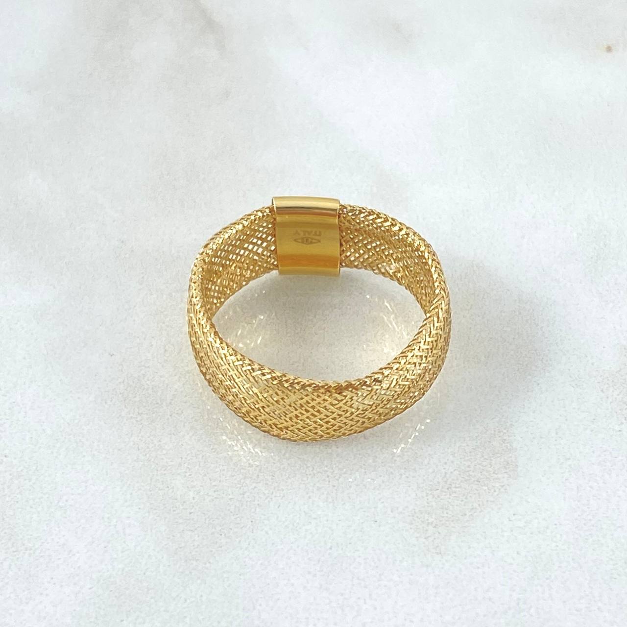 Anillo Guaya Gruesa 1.05gr / T9 - T11 / Oro Amarillo +4 18K