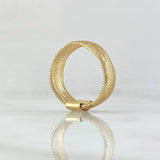 Anillo Guaya Gruesa 1.05gr / T9 - T11 / Oro Amarillo +4 18K