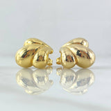 Topos Flor Delis Abultada 3.1gr / 2cm / Oro Amarillo +4 18K *