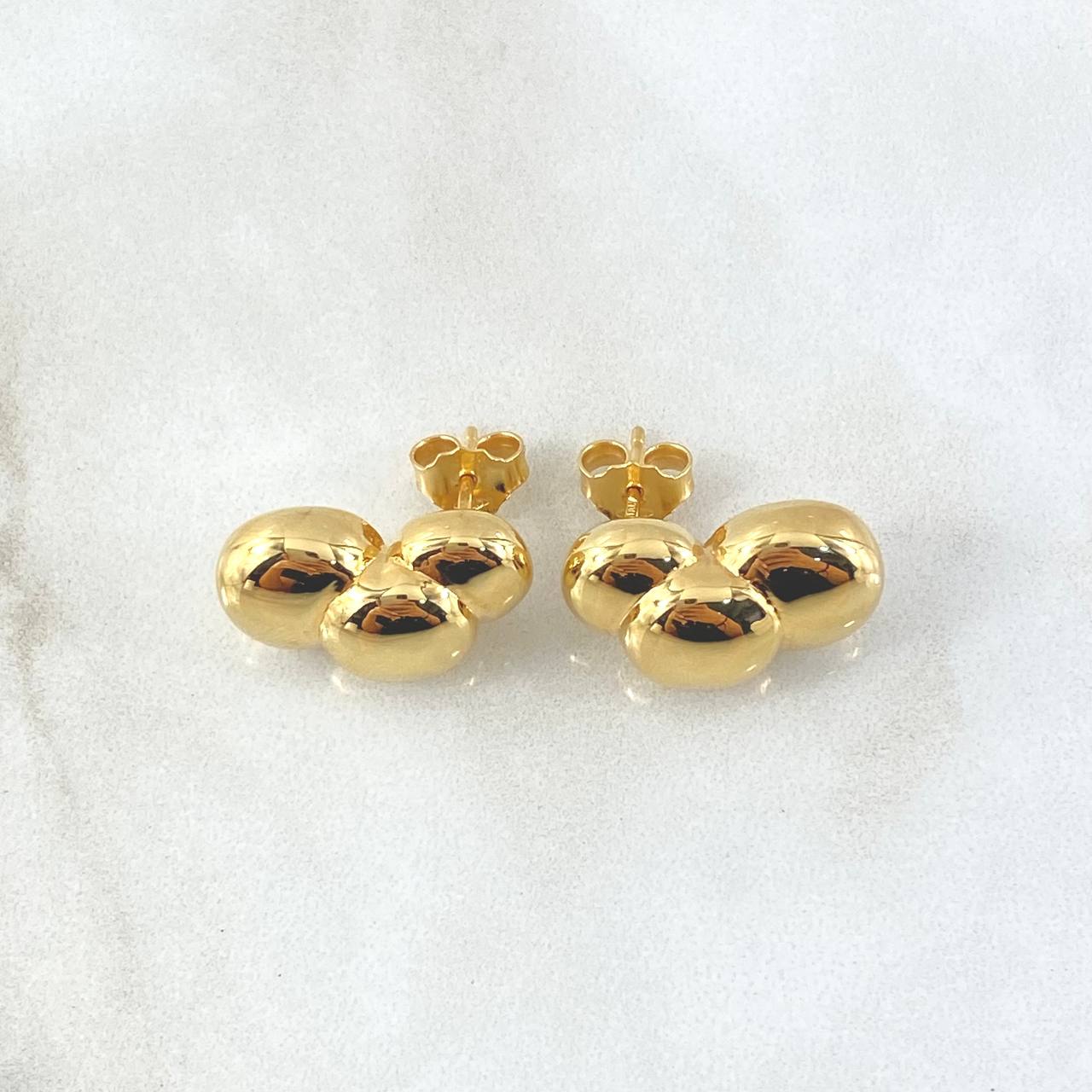 Topos Nube Rigida 3.2gr / 2cm / Oro Amarillo +4 18K ©