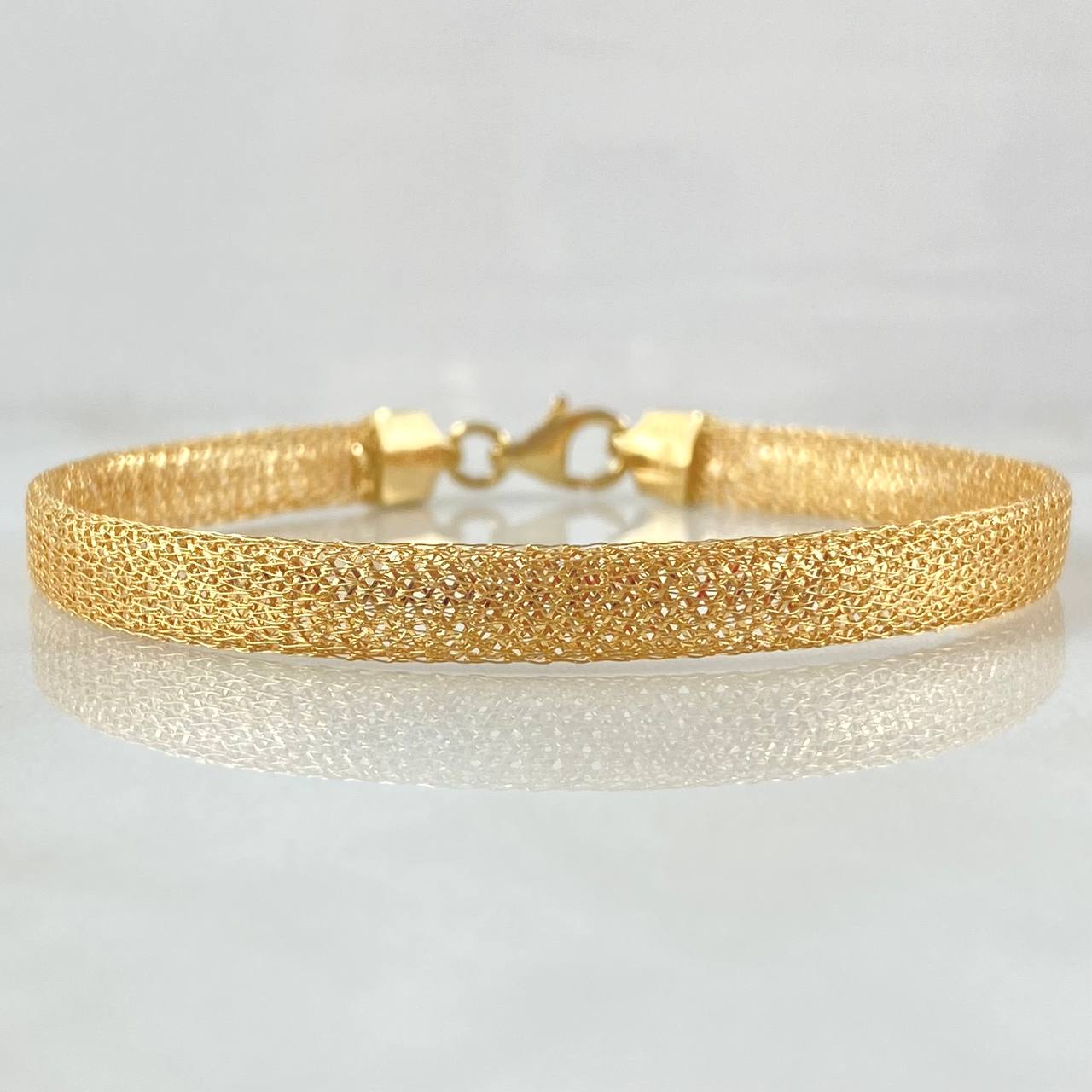 Bracelet Mesh 5.3gr / 7.1in-7.5in / 5.7mm 18K Gold +4©