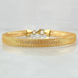 Bracelet Mesh 5.3gr / 7.1in-7.5in / 5.7mm 18K Gold +4©