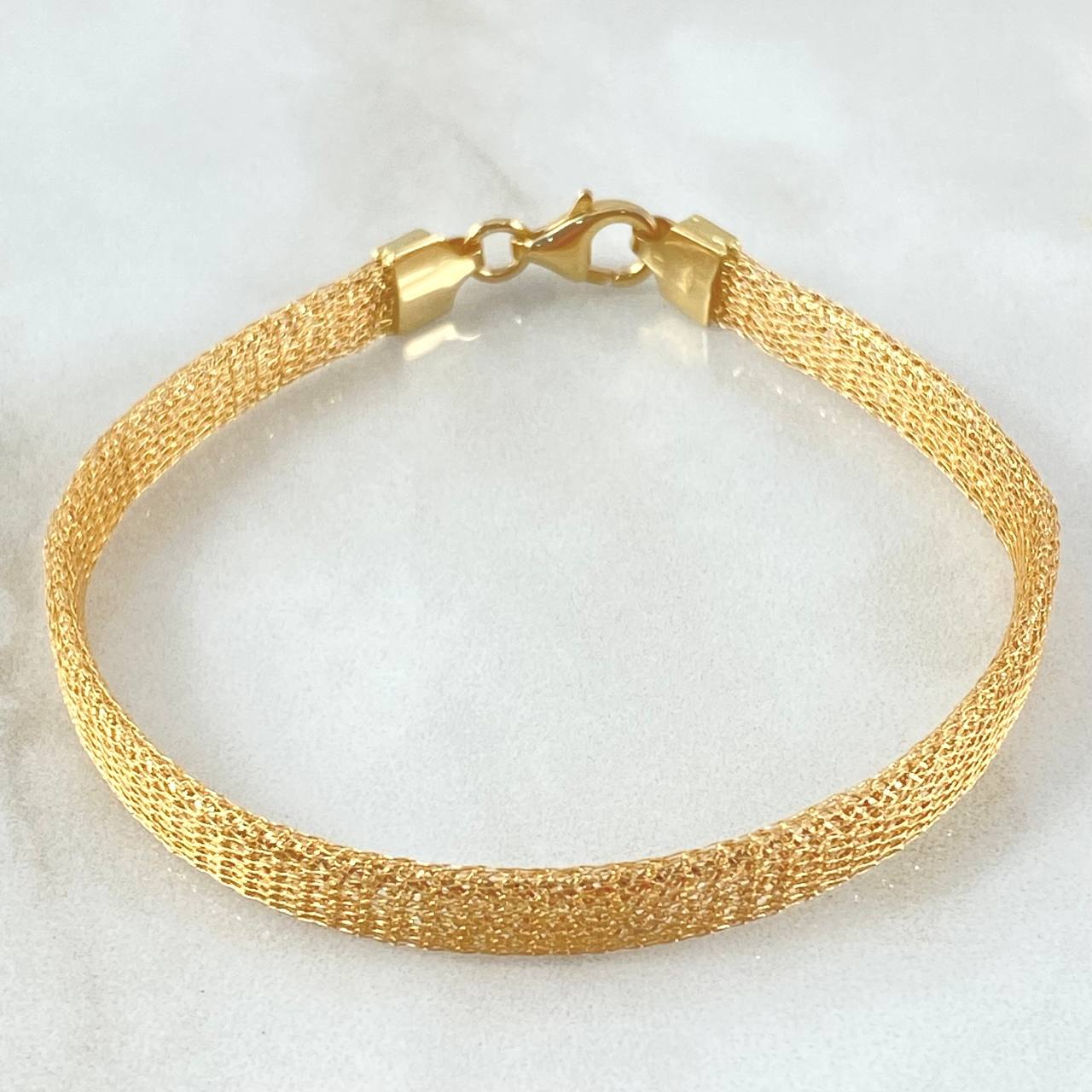 Bracelet Mesh 5.3gr / 7.1in-7.5in / 5.7mm 18K Gold +4©