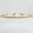 Bracelet 4gr / 7.1in / 1.9mm White Zirconia 18K Gold +4©
