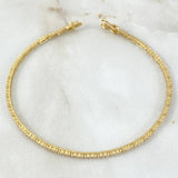 Pulso Tennis 4.1gr / 18cm / 1.8mm Circones Blancos Oro Amarillo +4 18K (Oferta) *