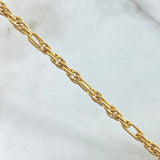 Rope Bracelet Striped Box 3.8gr / 7.9in / 4.7mm 18K Gold +4©
