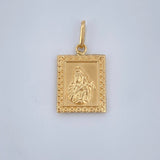 Pendant Virgin of Carmen - Christ 0.8gr / 0.8in / 18K Yellow Gold &