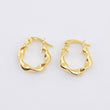 Candongas Azir 1gr / 1/2 in / Oro Amarillo 18K *