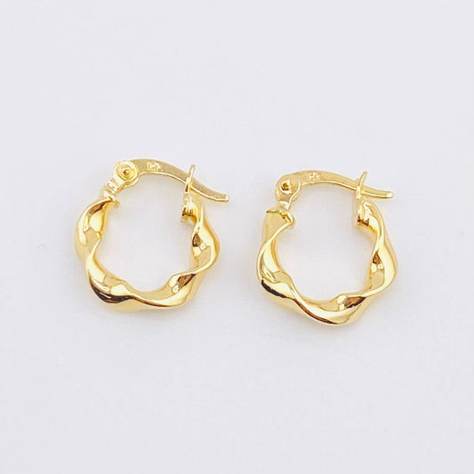 Candongas Azir 1gr / 1/2 in / Oro Amarillo 18K *