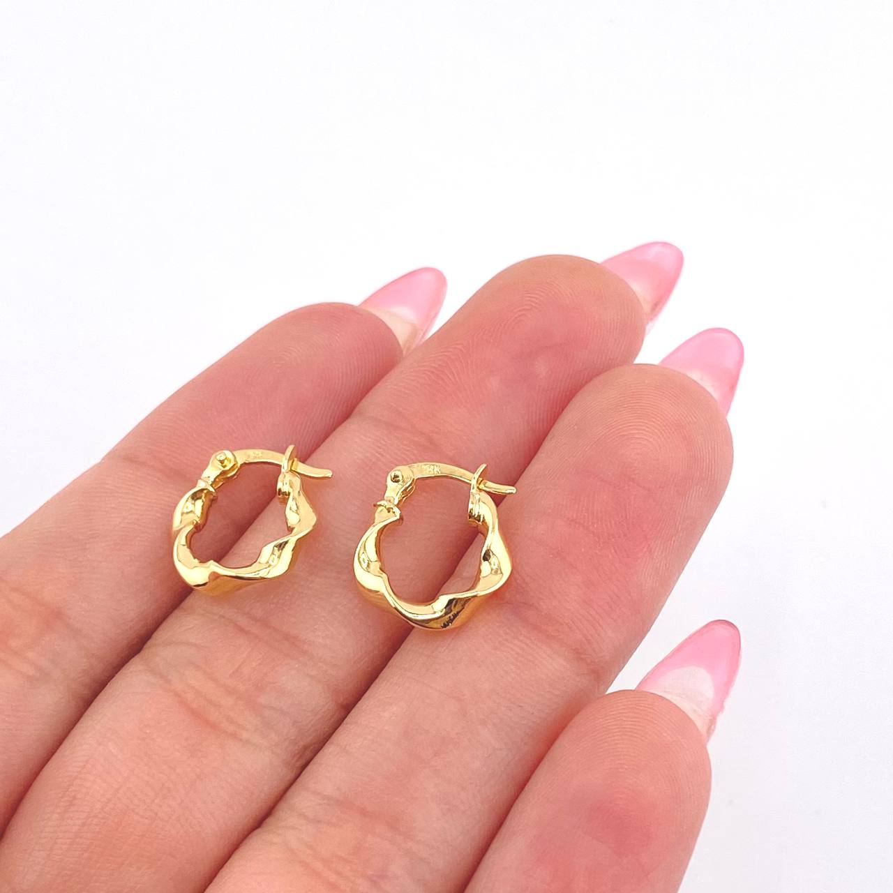 Candongas Azir 1gr / 1/2 in / Oro Amarillo 18K *