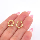 Candongas Amber 1gr / 1/2 in / Oro Amarillo 18K ©