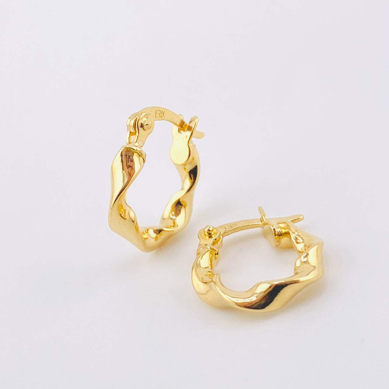 Candongas Amber 1gr / 1/2 in / Oro Amarillo 18K ©