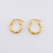 Candongas Emmi 0.9gr / 1/2 in / Oro Amarillo 18K *