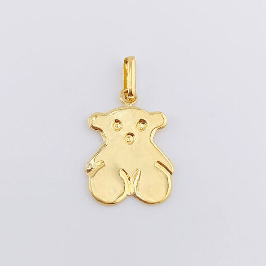 Dije Oso 1.05gr / 1 in / Oro Amarillo 18K *
