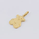 Dije Oso 1.1gr / 1 in / Oro Amarillo 18K *