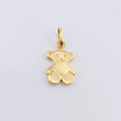 Dije Oso 0.65gr / 3/4 in / Oro Amarillo 18K *
