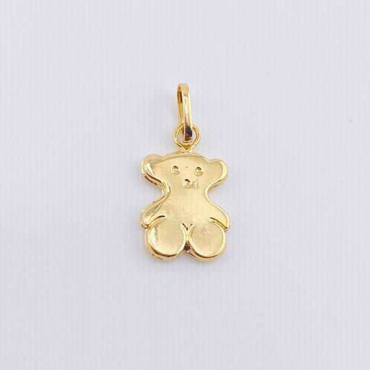 Dije Oso 0.65gr / 3/4 in / Oro Amarillo 18K *