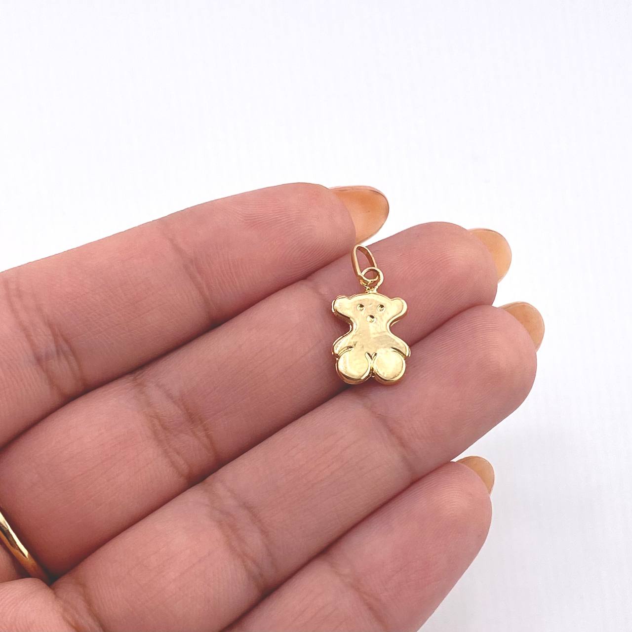 Dije Oso 0.65gr / 3/4 in / Oro Amarillo 18K *
