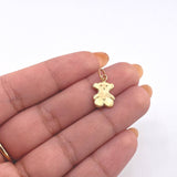 Dije Oso 0.65gr / 3/4 in / Oro Amarillo 18K *