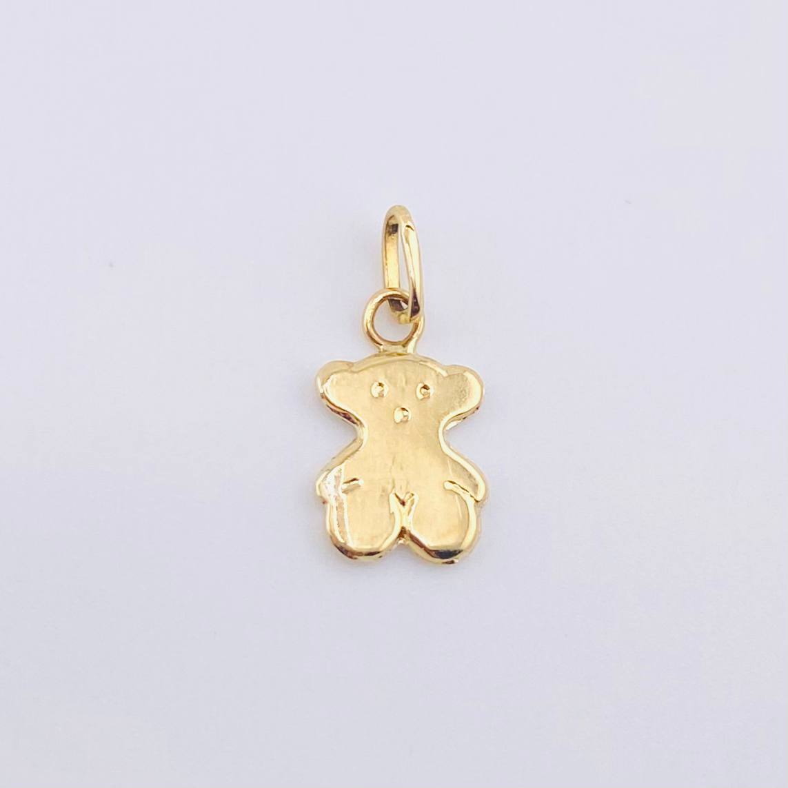 Dije Oso 0.3gr / 1/2 in / Oro Amarillo 18K *