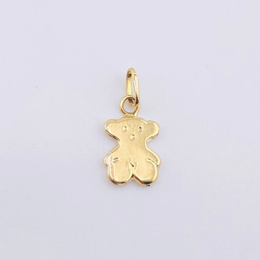Dije Oso 0.3gr / 1/2 in / Oro Amarillo 18K *