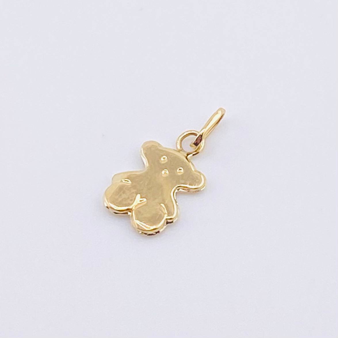 Dije Oso 0.3gr / 1/2 in / Oro Amarillo 18K *