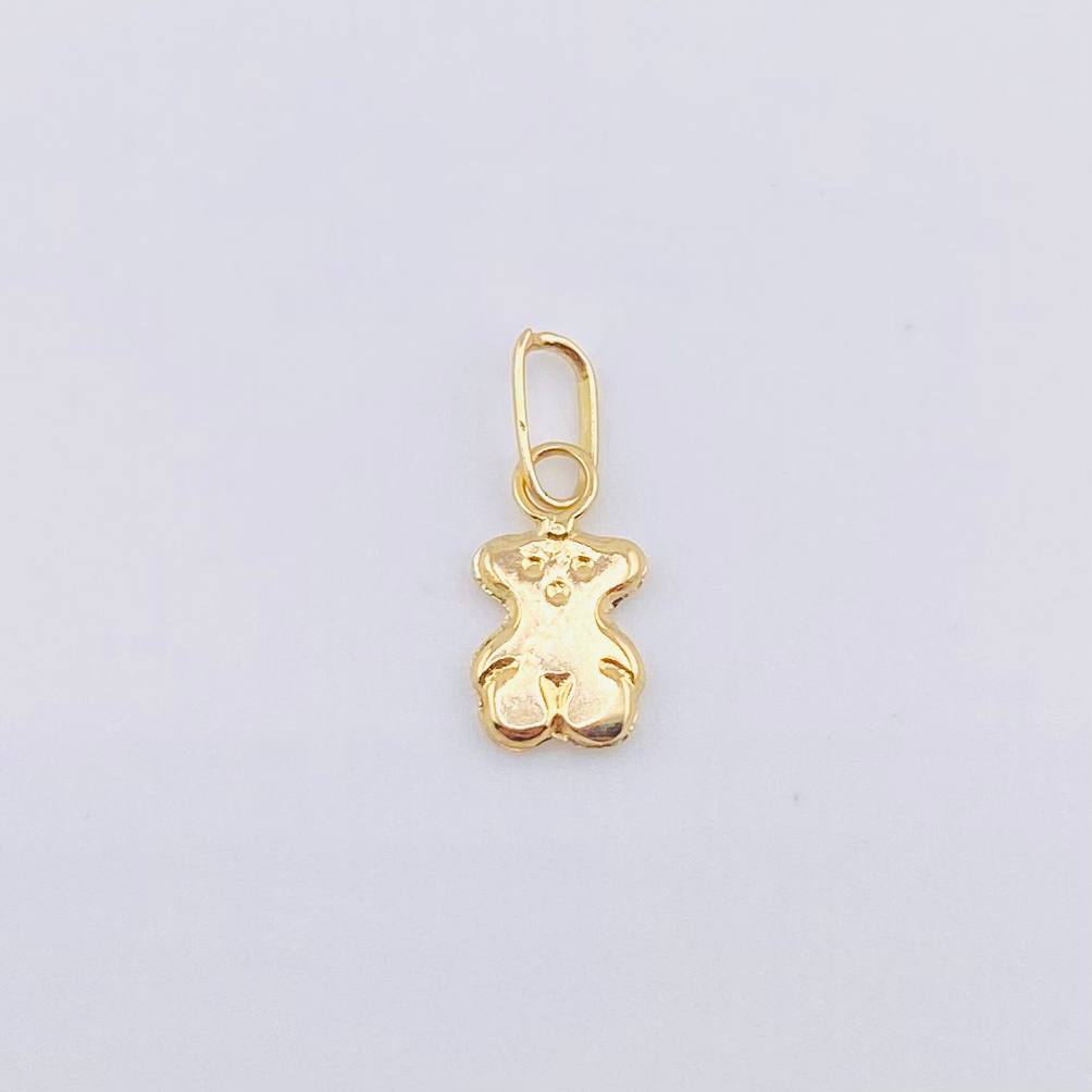 Pendant Bear 0.15gr / 1/2 in / Yellow Gold 18K *