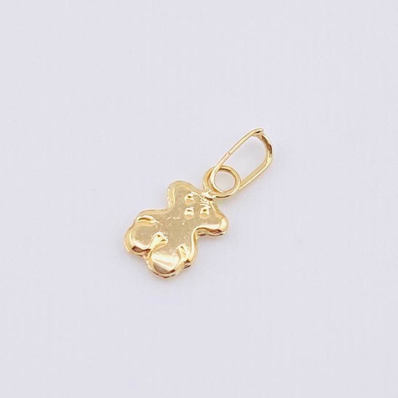 Dije Oso 0.2gr / 1/2 in / Oro Amarillo 18K *
