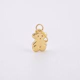 Dije Oso 0.2gr / 1/2 in / Oro Amarillo 18K *