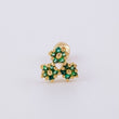 Piercing Trio De Estrellas 0.4 g / 1/2 in Oro Amarillo 18K