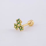 Piercing Trio De Estrellas 0.4 g / 1/2 in Oro Amarillo 18K