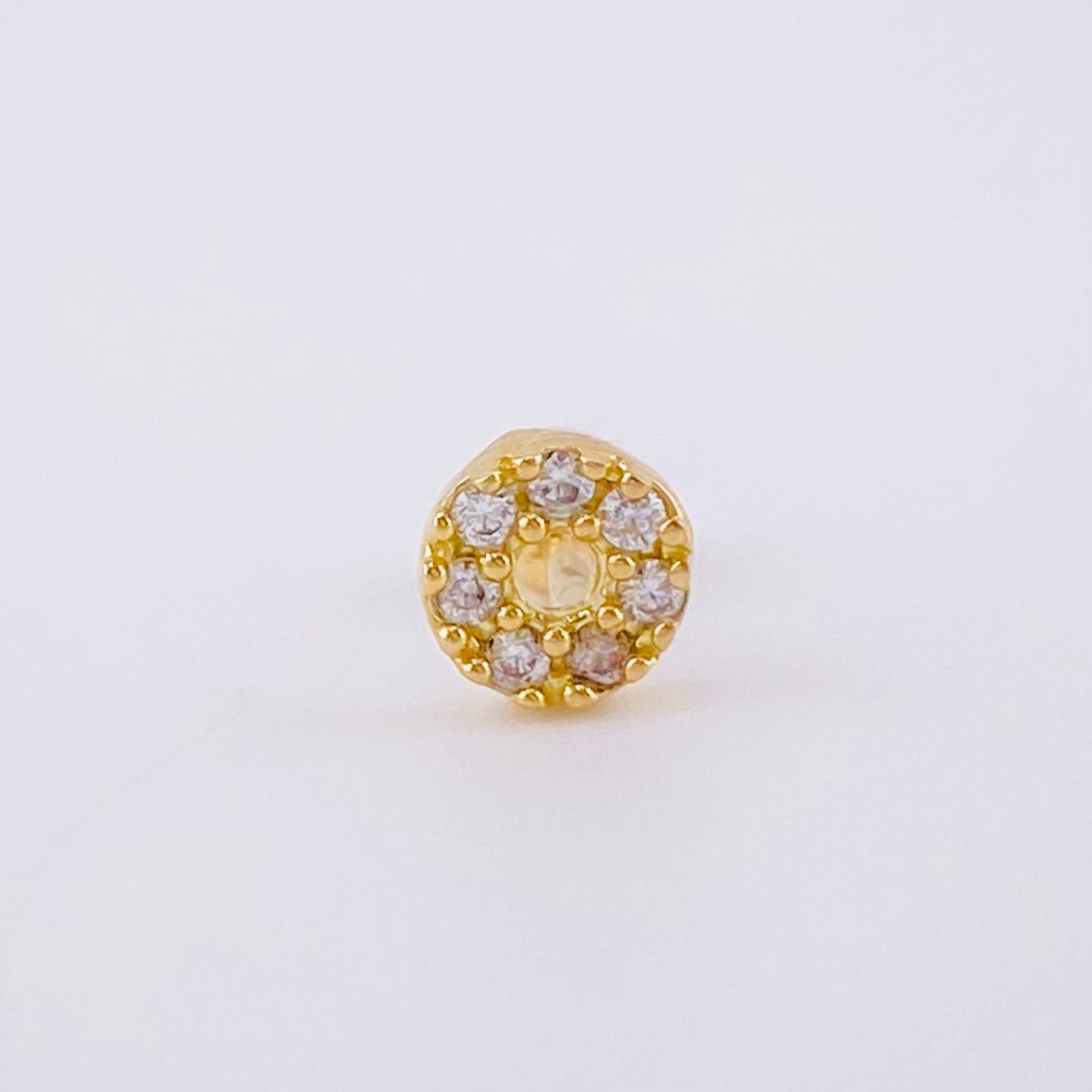 Thick Hoop Piercing 0.5 g / 1/2 in 18K Yellow Gold