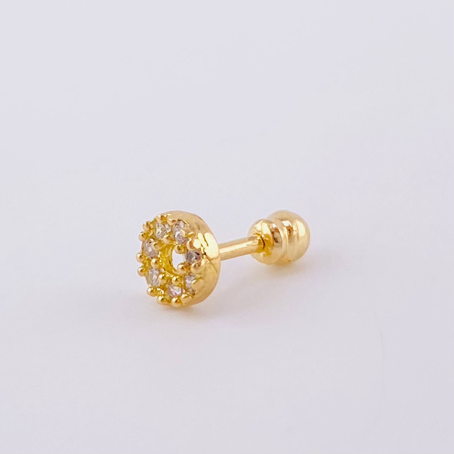 Thick Hoop Piercing 0.5 g / 1/2 in 18K Yellow Gold