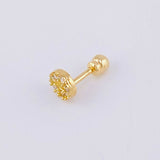 Piercing Aro Tupido 0.45 g / 1/2 in Oro Amarillo 18K