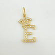 Pendant Crown Letter A 1.9 g / 18179 1/4 in 18K Yellow Gold