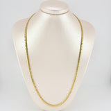 Cadena Cubana Monaco 19.2gr / 23 1/2 in / 5mm Oro Amarillo +4 18K ©