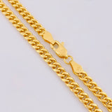 Cadena Cubana 8.4gr / 23 1/2 in / 3.75mm Oro Amarillo +1 18K