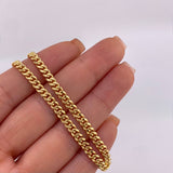 Cuban Links 8.5gr / 23 1/2 in / 3.75mm Yellow Gold +1 18K