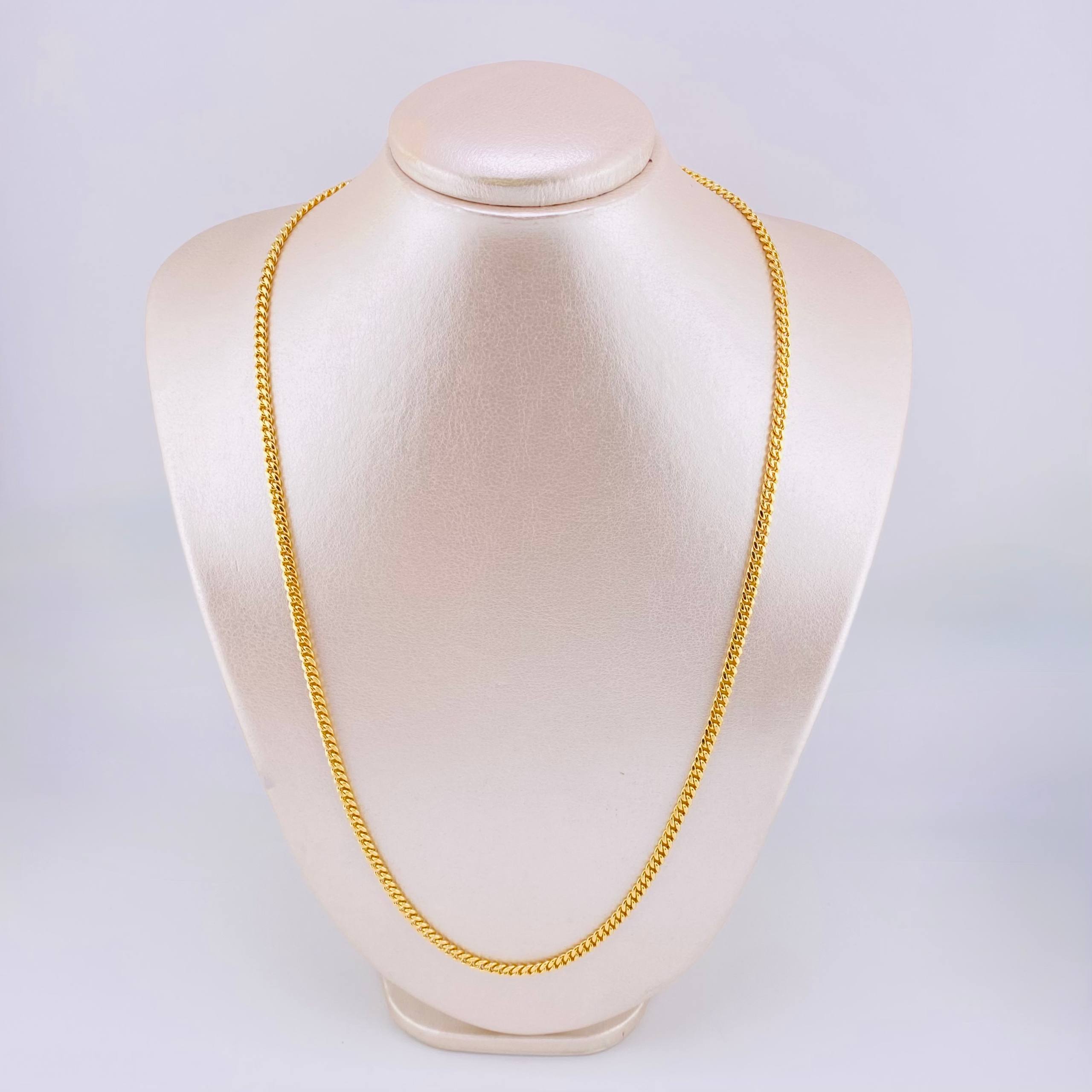 Cuban Links 8.5gr / 23 1/2 in / 3.75mm Yellow Gold +1 18K