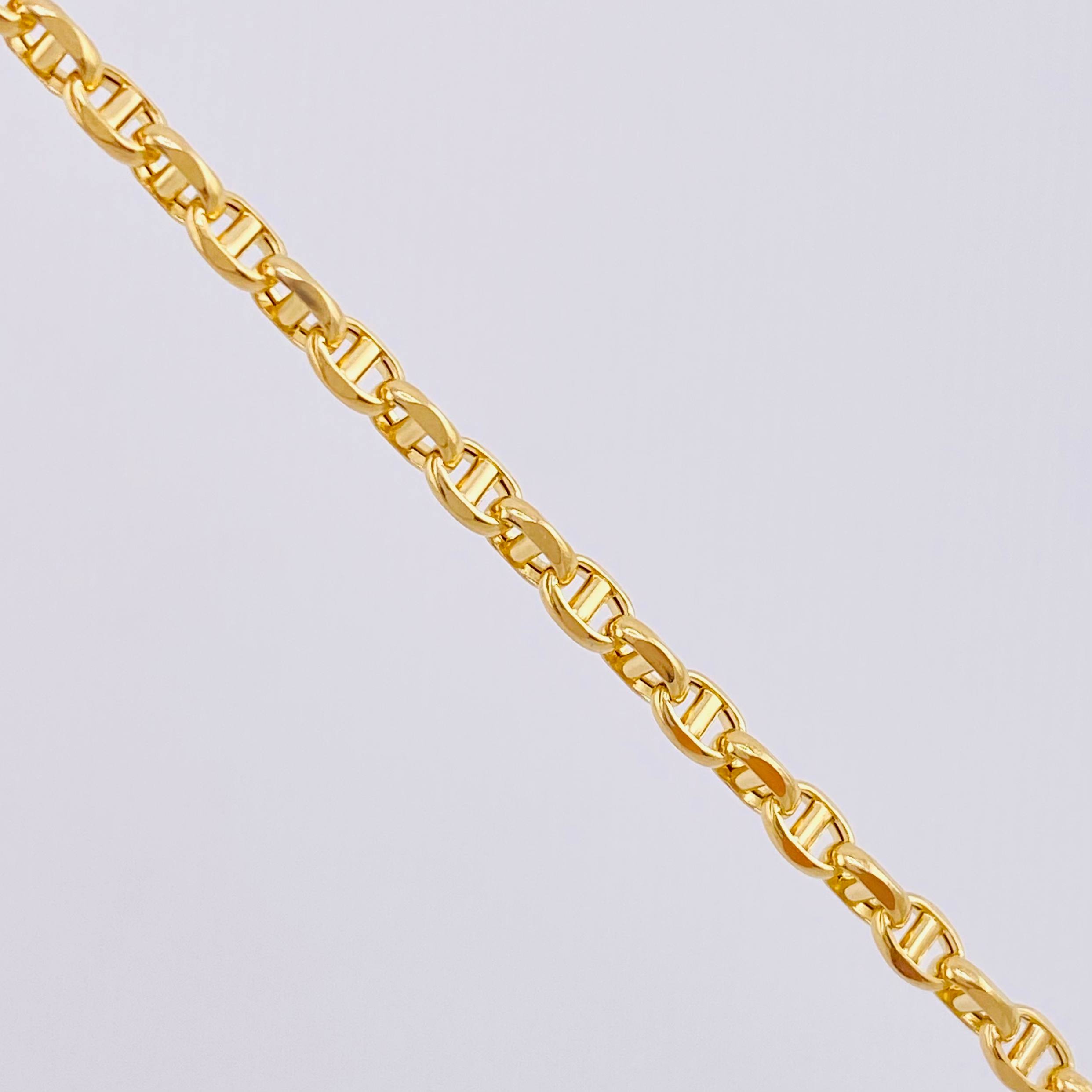 Mariner Chain 11.65g / 24 in / 3.9mm Yellow Gold 18K