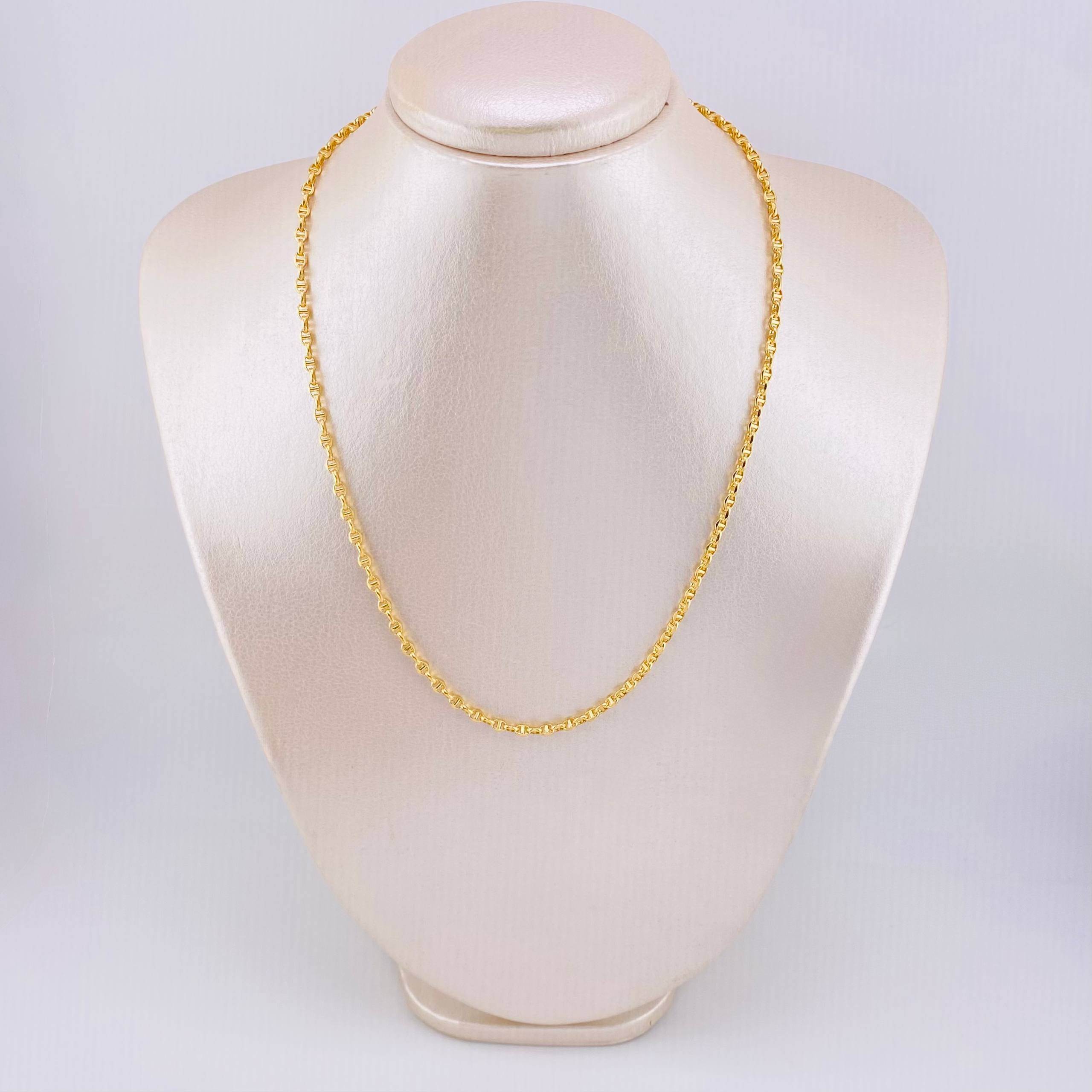 Mariner Chain 11.65g / 24 in / 3.9mm Yellow Gold 18K