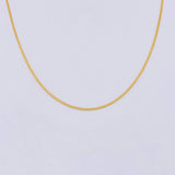 Bismark Chain 1.55g / 18 in / 1.05mm Yellow Gold 18K