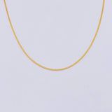 Cadena China 2.7gr / 19 3/4 in / 1.5mm Oro Amarillo +1 18K *