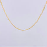 Cadena China 2.45gr / 17 3/4 in / 1.5mm Oro Amarillo +1 18K