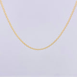 Cadena China 2.5gr / 17 3/4 in / 1.5mm Oro Amarillo +1 18K
