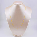 Cadena China 2.45gr / 17 3/4 in / 1.5mm Oro Amarillo +1 18K